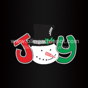 Joy Iron On Rhinestone Transfers Vinyl Motifs